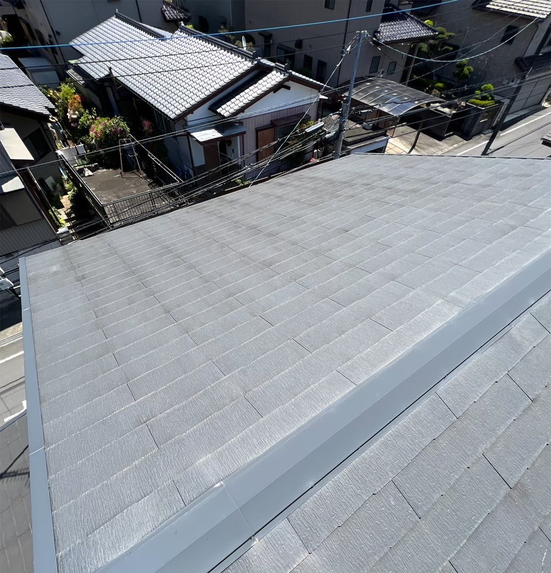 屋根塗装工事（施工前）