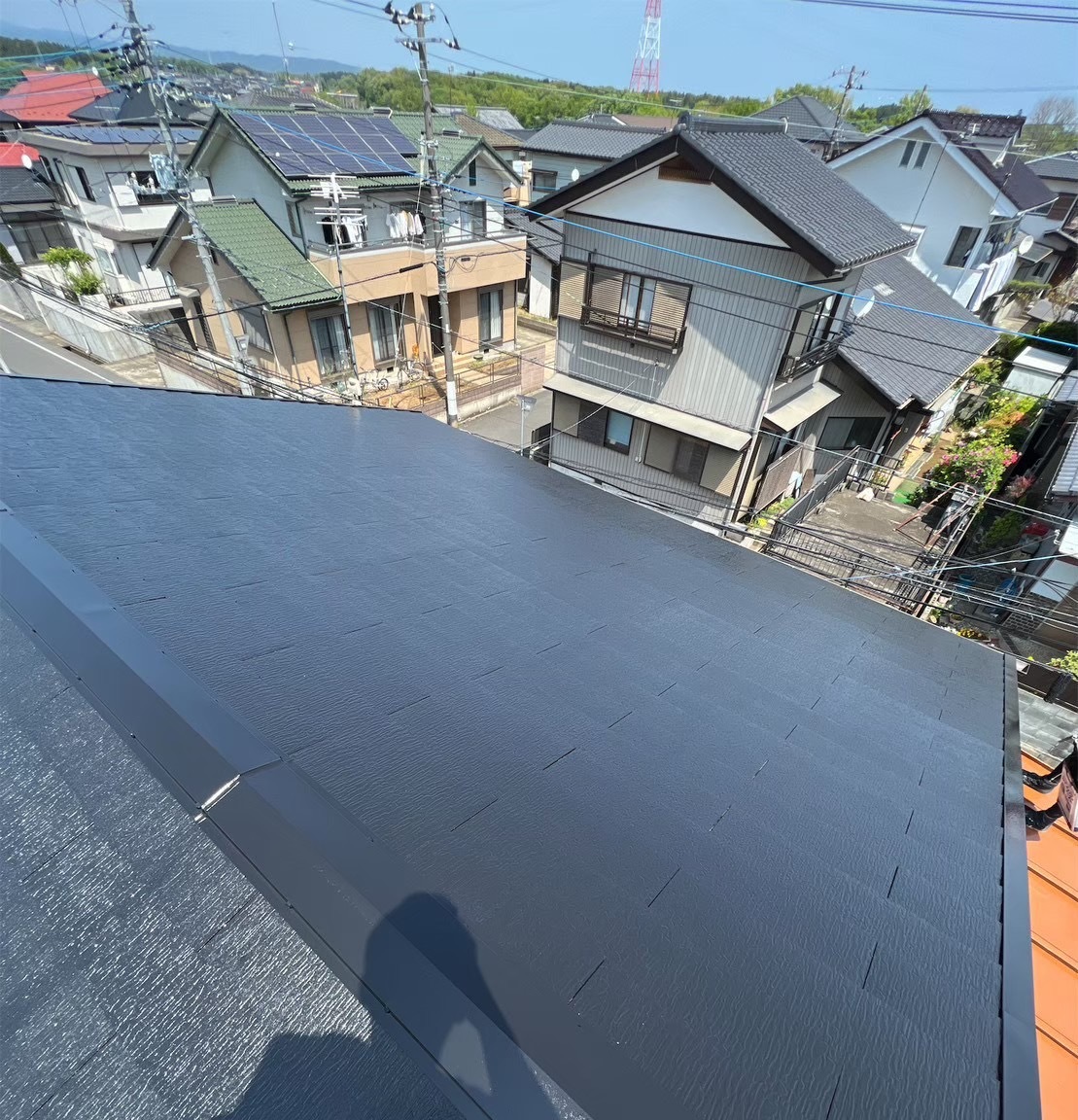 屋根塗装工事（施工後）