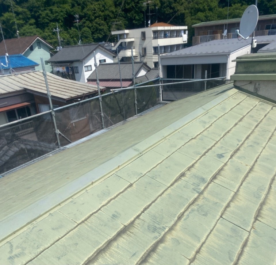 屋根塗装工事（施工前）